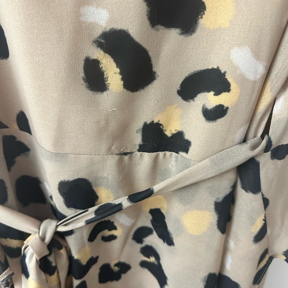 Anthropologie HUTCH Lala Leopard Wrap Maxi Dress XS - Picture 12 of 15